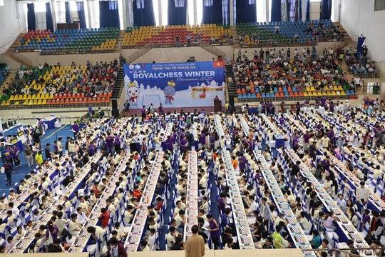 Hàng nghìn kỳ thủ tranh tài ở giải cờ vua RoyalChess Winter Tournament 2025