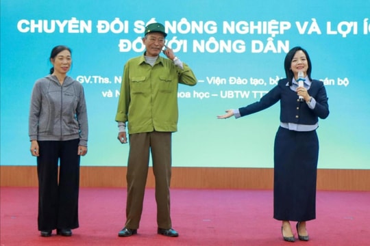 Nâng cao nhận thức chuyển đổi số cho cán bộ, hội viên nông dân