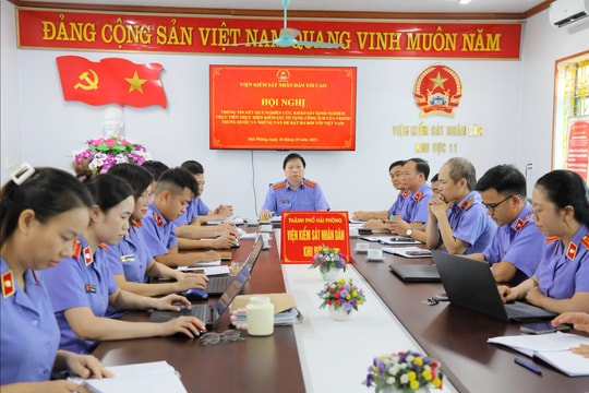Chuyển đổi số mạnh mẽ ở Viện Kiểm sát nhân dân khu vực 11