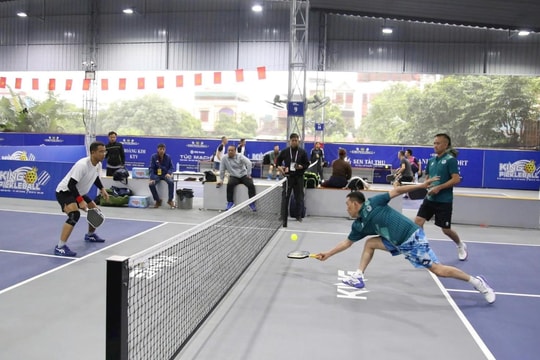 Giải pickleball thành phố Hải Phòng lần thứ nhất có chất lượng chuyên môn tốt