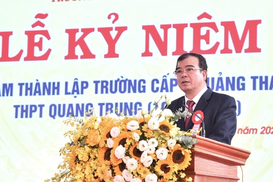 Xây dựng Trường THPT Quang Trung trở thành trường chất lượng cao