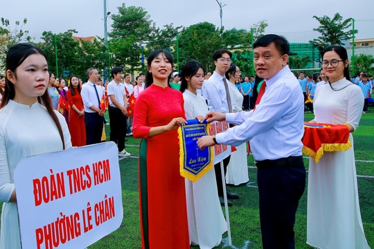 Khai mạc Đại hội Thể dục thể thao phường Lê Chân lần thứ nhất năm 2025