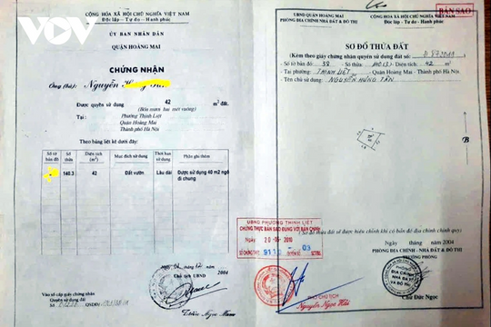 Hà Nội 'chạy nước rút' làm sạch dữ liệu đất đai