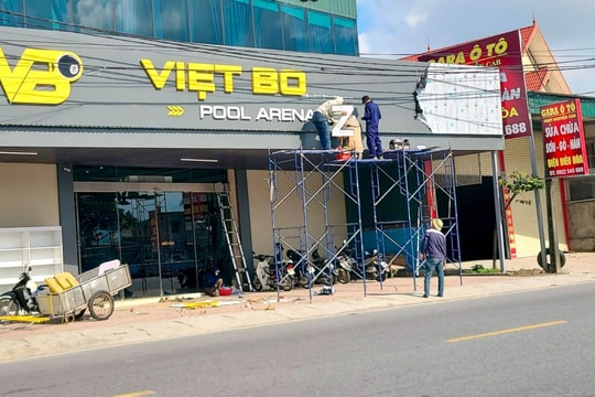 Đổi biển tên hàng quán sau sáp nhập Hải Dương - Hải Phòng