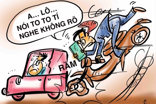 Vài giây lơ đễnh, tai nạn ập đến