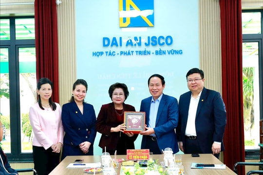 Hai Phong Party chief works with Dai An JSC