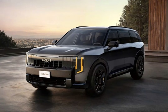 Lộ hình ảnh đầu tiên của mẫu Kia Telluride 2027