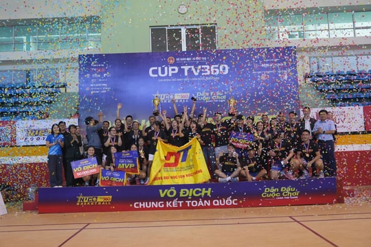 Đại học Tôn Đức Thắng và Đà Nẵng vô địch Giải Bóng rổ Sinh viên toàn quốc 2025