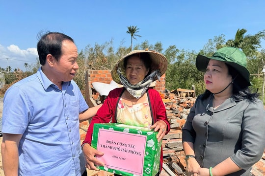 Hai Phong supports Gia Lai, Dak Lak with 20 billion VND to overcome storm impacts