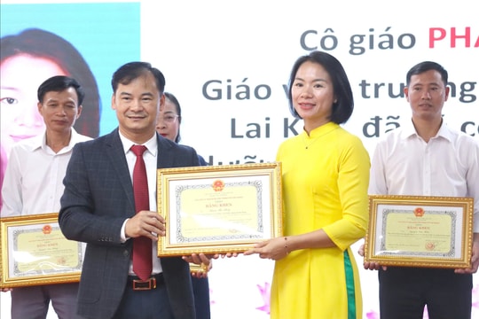 Tuyên dương giáo viên, học sinh đạt thành tích cao tại Giải thể thao học sinh toàn quốc 2025