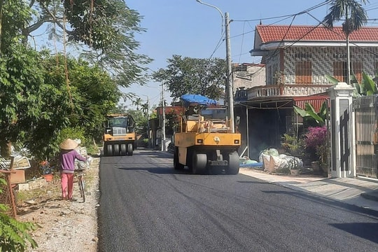 Xã Vĩnh Hải hoàn thành các công trình giao thông nông thôn mới kiểu mẫu trước ngày 15/12