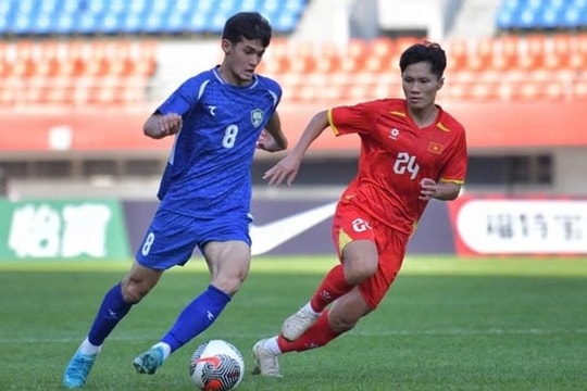 U22 Việt Nam thua sát nút U22 Uzbekistan tại Panda Cup 2025