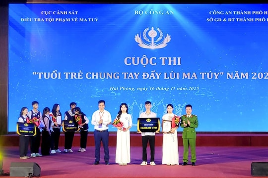 Trường THPT Nam Sách II vào chung kết cuộc thi 'Tuổi trẻ chung tay đẩy lùi ma tuý'
