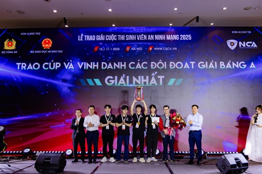 Học viện Công nghệ Bưu chính Viễn thông vô địch cuộc thi Sinh viên An ninh mạng