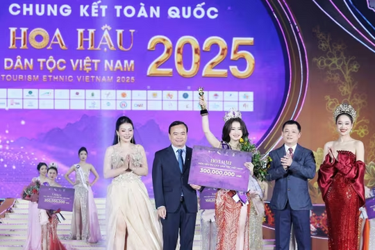 Trần Minh Phương đăng quang Hoa hậu Du lịch dân tộc Việt Nam năm 2025