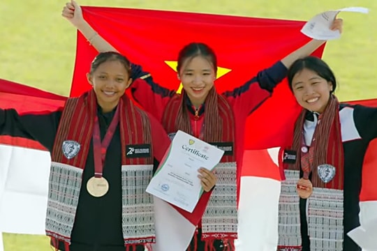 Lương Thị Khan vô địch điền kinh trẻ Đông Nam Á 2025