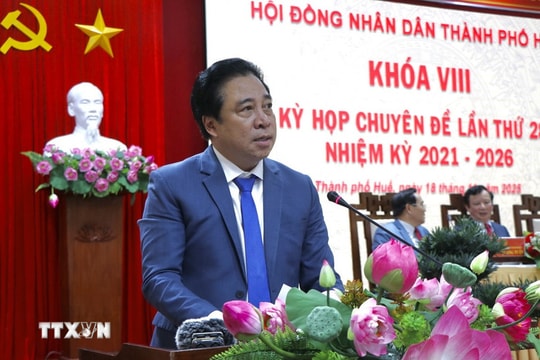 Ông Nguyễn Khắc Toàn giữ chức Chủ tịch UBND thành phố Huế