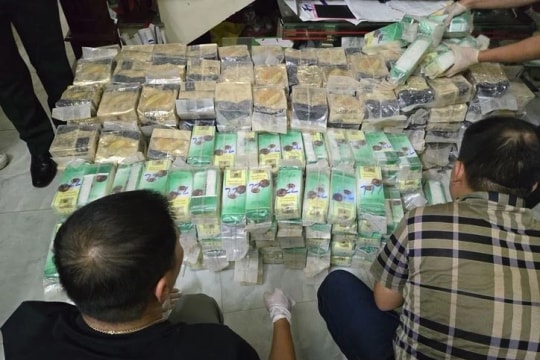 Triệt phá đường dây đưa 1,2 tấn ma túy từ Tam giác vàng về Việt Nam