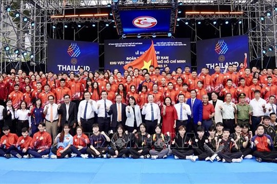 Đoàn Thể thao Việt Nam khu vực phía Nam xuất quân tham dự SEA Games 33