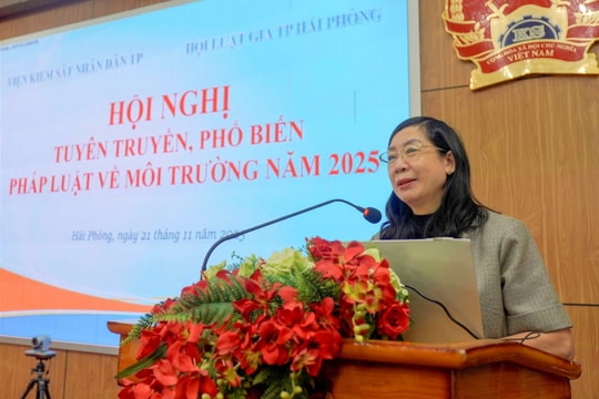 Phổ biến pháp luật về môi trường đến hơn 500 cán bộ ngành kiểm sát Hải Phòng