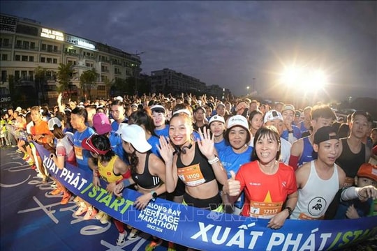 Kỷ lục số lượng vận động viên tham gia Giải Marathon Quốc tế Di sản Hạ Long 2025