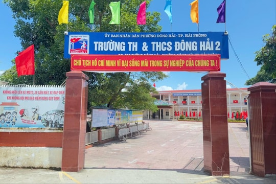 Hoàn thiện phương án nâng cấp Trường Tiểu học và THCS Đông Hải với tổng vốn đầu tư 66,5 tỷ đồng