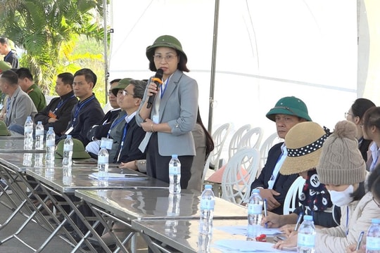 Hoàn thành cưỡng chế, thu hồi đất tại dự án khu công nghiệp Vinh Quang