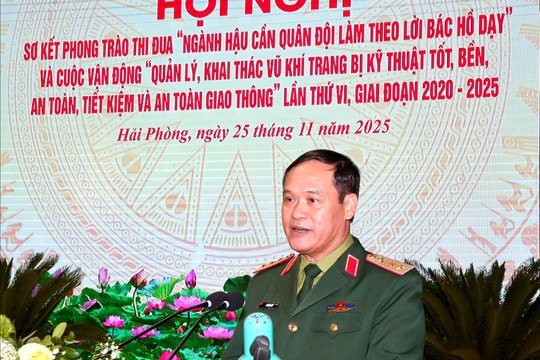 Đưa phong trào thi đua trong ngành hậu cần lên tầm cao mới