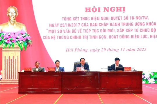 Tinh gọn bộ máy, Hải Phòng đạt nhiều kết quả nổi bật