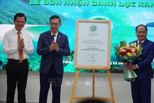 Vườn quốc gia Côn Đảo đón chứng nhận Danh lục Xanh