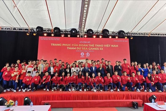 Ra mắt trang phục chính thức của Đoàn Thể thao Việt Nam tại SEA Games 33