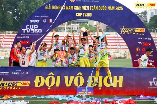 Đại học Huế vô địch giải bóng đá sinh viên toàn quốc