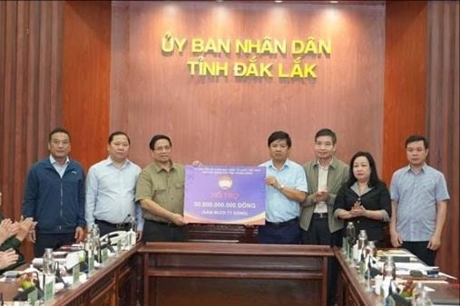 MTTQ Việt Nam phân bổ số tiền 150 tỷ đồng cứu trợ các tỉnh thiệt hại do bão lũ