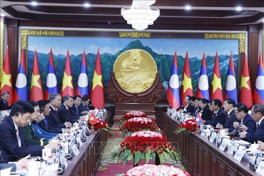 Việt Nam - Lào khẳng định tầm nhìn chung, lợi ích chiến lược đan xen và định hướng đồng hành lâu dài