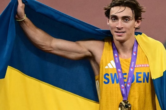 'Người bay' Armand Duplantis nhận vinh dự đặc biệt của World Athletics