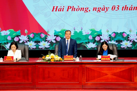 Lãnh đạo thành phố Hải Phòng đối thoại với thanh niên về chuyển đổi xanh, chuyển đổi số
