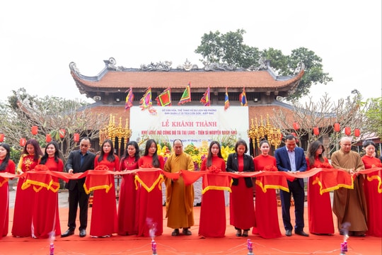 Khánh thành công trình lăng mộ Tiến sĩ Nguyễn Danh Nho ở xã Tuệ Tĩnh
