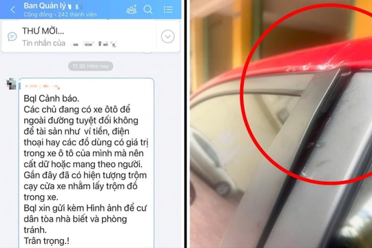 Cảnh giác kẻ gian cạy cửa ô tô đỗ ngoài trời