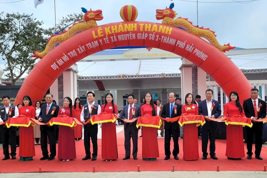 Xã Nguyên Giáp khánh thành trạm y tế 6,2 tỷ đồng
