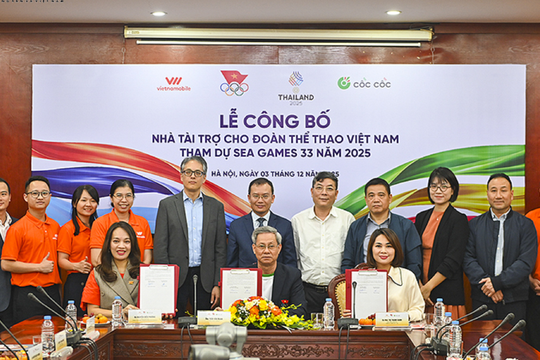 Công bố hai nhà tài trợ của Đoàn Thể thao Việt Nam tại SEA Games 33
