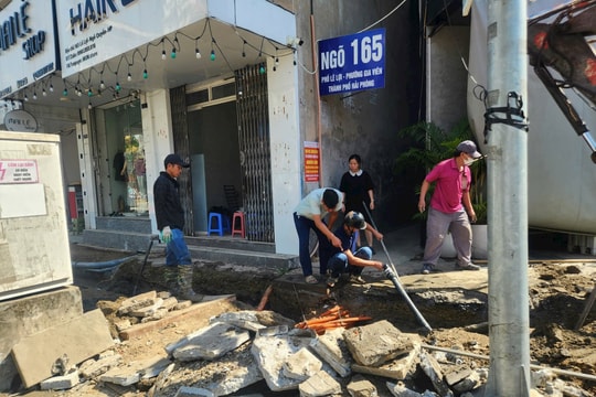 Hạn chế ảnh hưởng đến người dân khi sửa chữa đường, hè đô thị