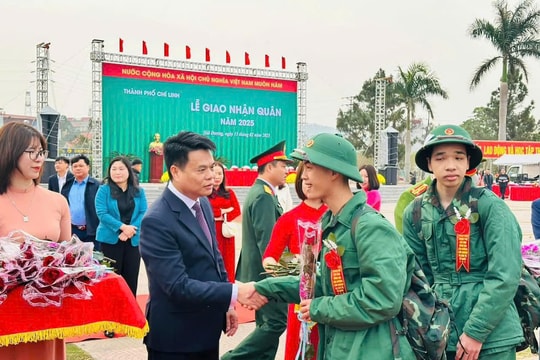 Hải Phòng hỗ trợ mỗi thanh niên nhập ngũ 10 triệu đồng