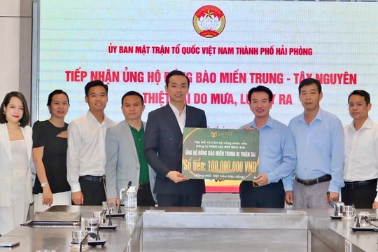 Tiếp nhận thêm gần 1,4 tỷ đồng ủng hộ đồng bào miền Trung, Tây Nguyên