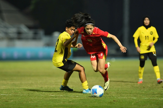 Đội tuyển bóng đá nữ Việt Nam khởi đầu SEA Games 33 bằng chiến thắng '7 sao'