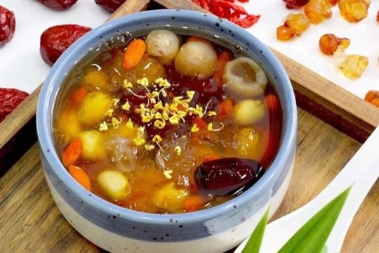 Chè dưỡng nhan giúp giữ nhiệt, đẹp da trong mùa lạnh