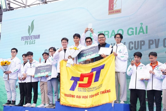 Đại học Tôn Đức Thắng giành ngôi Vô địch UAV Cup PV GAS 2025