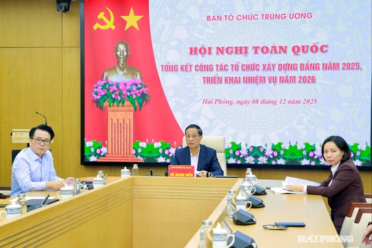 Công tác tổ chức xây dựng Đảng năm 2025 đạt nhiều kết quả tiêu biểu