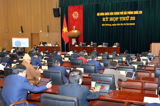 Thông qua nghị quyết phân cấp nhiệm vụ thu, chi và tỷ lệ phân chia các khoản thu giữa 2 cấp ở Hải Phòng