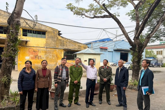 Chuẩn bị cưỡng chế giải phóng mặt bằng thực hiện dự án vườn hoa tại đường vòng Cầu Niệm