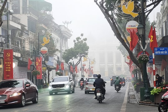 Ngày 10/12, Bắc Bộ sáng có sương mù, Trung Bộ mưa lớn